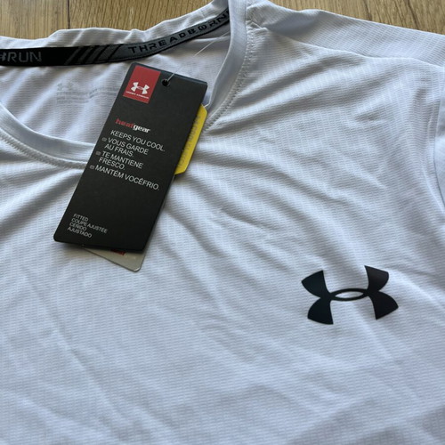 under armour compression t-shirt white