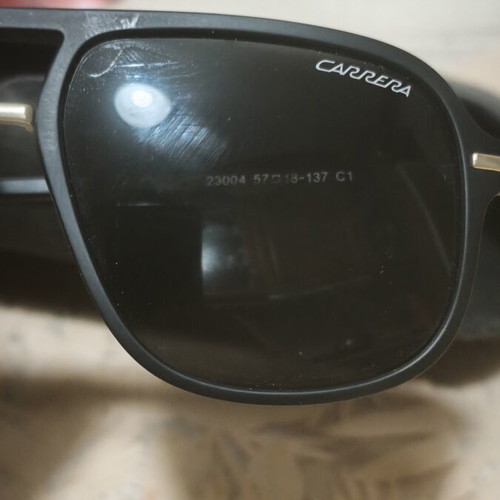 Carrera 23004 men's sunglasses, black with gold details