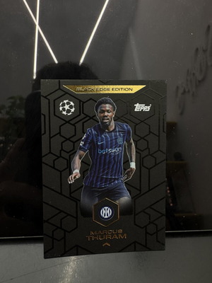 Κάρτα Marcus Thuram Topps UCL Black Edge Edition καινούργια, γνήσια