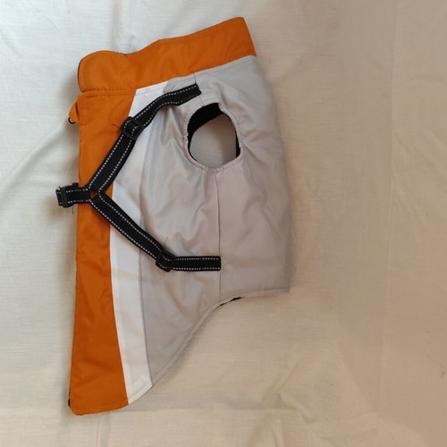 Sleeveless dog jacket with fleece lining like new