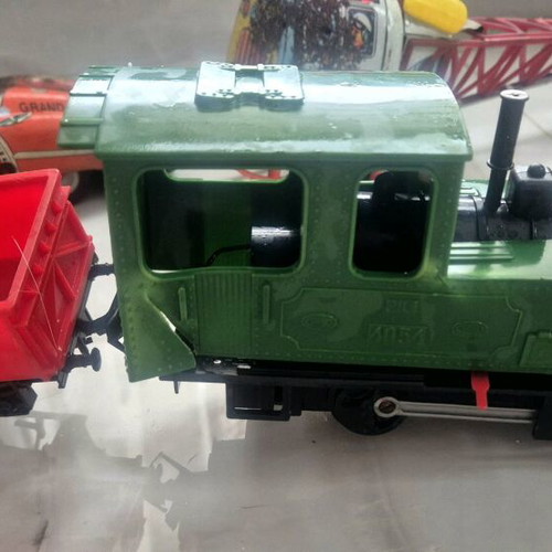 Lima train used for spare parts, Italian 1960s