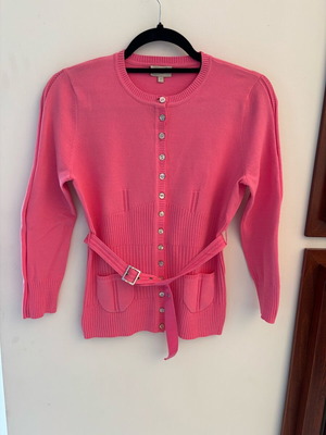 Karen Millen cardigan pink like new, size L