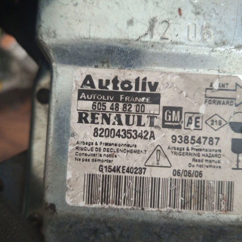 Airbag sensor for Renault Trafic II, 8200435342A, Autoliv 605488200