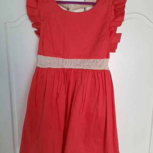 Coral dress Madame Shoushou new, romantic style, size L