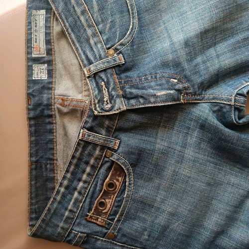 Set Set straight leg jeans used, low waist, size 27