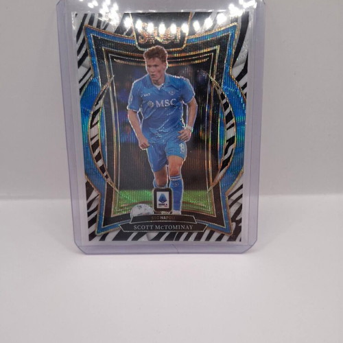 Panini Select Serie A Scott McTominay Zebra Prizm SSC Napoli Card 2024-25 like new