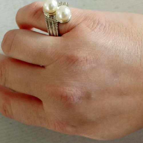 Impressive rings like new, set of 4 pieces