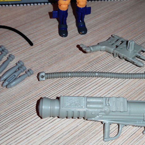 G.I.JOE Heat-Viper (v1) 1989 action figure used, complete with accessories
