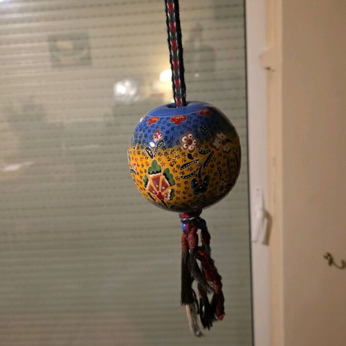 Ethnic ceramic hanging decoration like new, possible Turkish origin