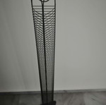 CD rack used for 100 CDs, black