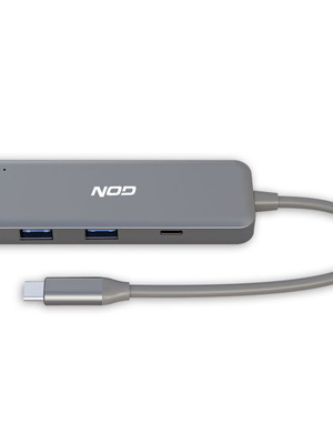 Hybrid USB hub αλουμινίου 4 θυρών καινούργιο, USB 3.2 Gen 1X1 Type-C