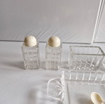 Art Deco table set used, 1940s