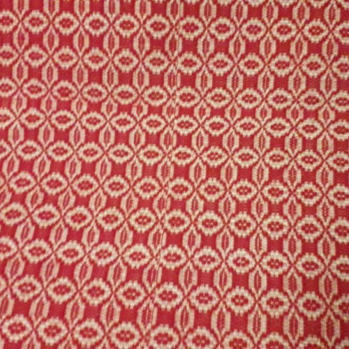 Woven loom blanket red all-wool new