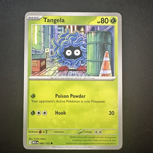 Tangela Mega Evolution Pokemon card 006/132