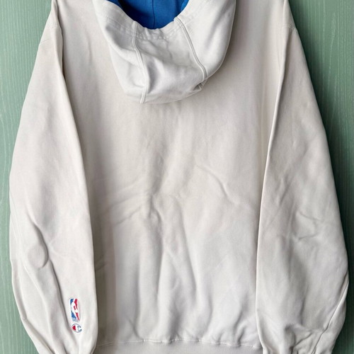 76ers Philadelphia hoodie used, authentic Champion NBA, size large