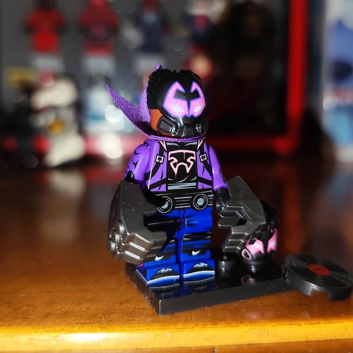 Prowler Miles G. Morales figure like new with accessories