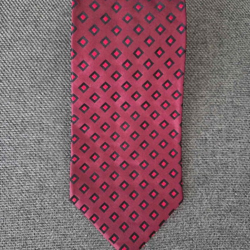 Ermenegildo Zegna tie like new, red silk, made in Italy