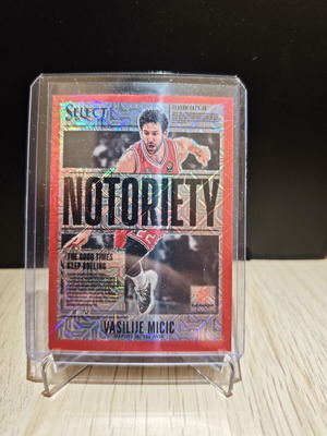 Vasilije Micic Notoriety Panini Select EuroLeague card 2025-26