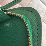 LV wallet like new, green