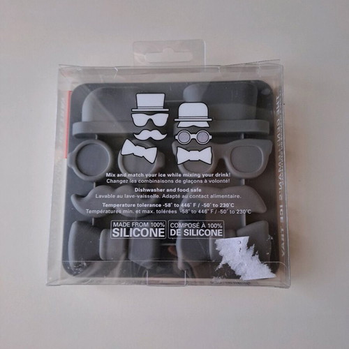 The Gentleman's Ice Tray silicone ice cube mold new
