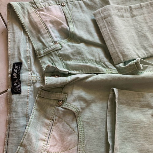 Jeans like new, size M 38 10, green