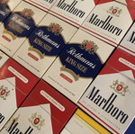 Cigarette boxes used, pack of 24, authentic from 1982