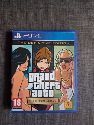 Grand Theft Auto Trilogy Definitive Edition PS4 game like new