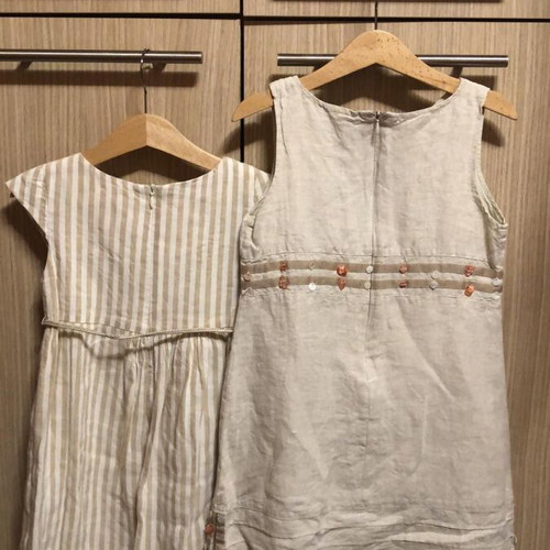 beige one piece dress Elegant Beige One Piece Dress- Modern Cheongsam -Han Grace main image 0