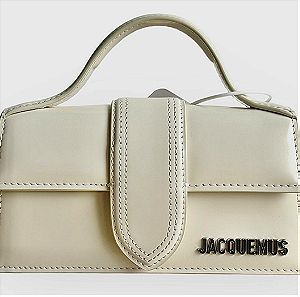 Jacquemus Le Bambino off white αυθεντική και καινούργια τσάντα
