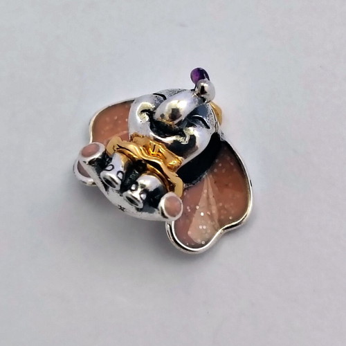 Charm Disney Dumbo silver S925 new with enamel detail