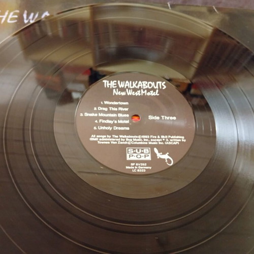 The Walkabouts New West Motel double vinyl 1993 used, rock