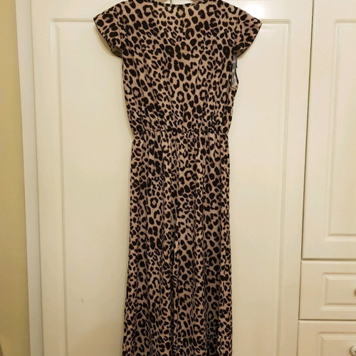 Leopard one-piece jumpsuit new, size S