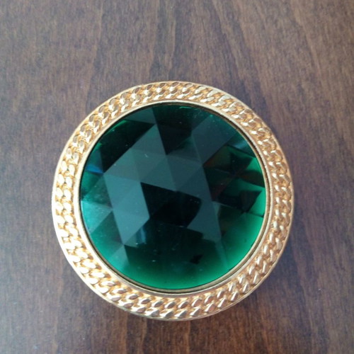 Rare collectible gold-plated belt buckle Gutos (1960, West Germany) from the Modele Depose series - branded.
