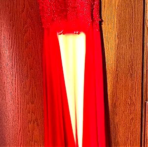 Κόκκινο φόρεμα maxi