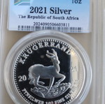 Replica South Africa coin with silver coating