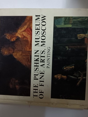 Book with paintings used from the Pushkin Museum of Fine Arts Moscow