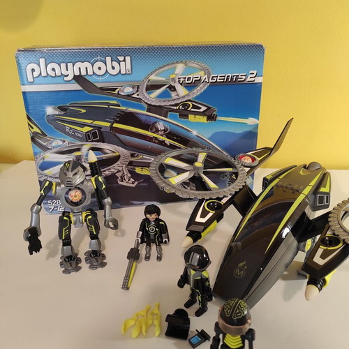 Playmobil Top Agents 2 5287 set like new with box and extra gifts