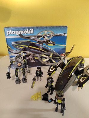 Playmobil Top Agents 2 5287 σετ σαν καινούργιο με κουτί και έξτρα δώρα