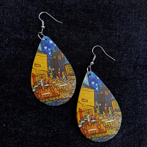 Van Gogh Earrings new, dangle style