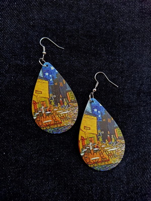 Van Gogh Earrings new, dangle style