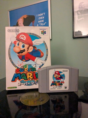 Super Mario 64 Nintendo 64 употребяван, японско издание