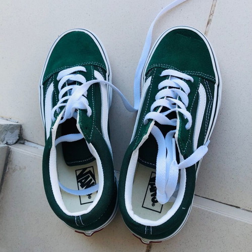 Vans shoes size 35 new, green
