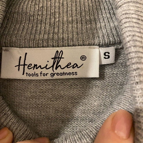 Hemithea Adela knit maxi dress like new, gray, size S