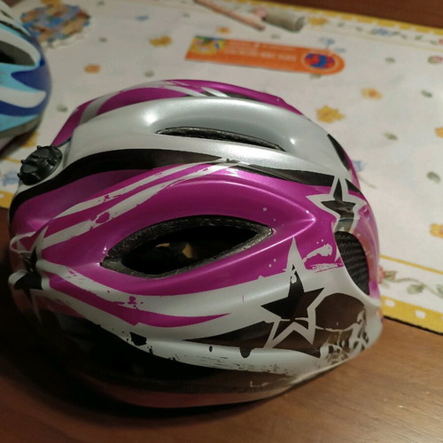 Ked children's helmet like new with chin strap and adjustment button