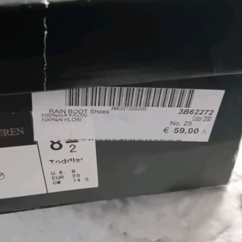 Polo Ralph Lauren waterproof boots used size 25