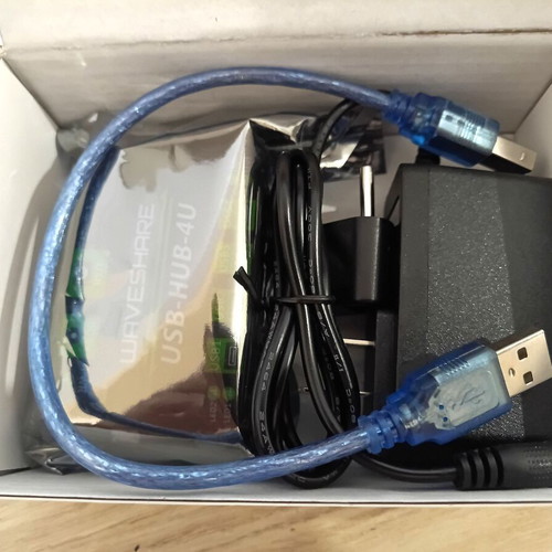 Waveshare USB-HUB-4U 4-Port Industrial USB Hub new