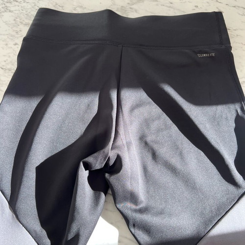Adidas leggings used, black and gray