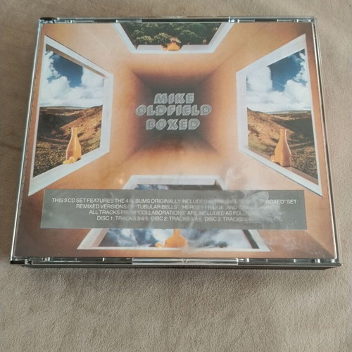 Mike Oldfield Boxed 3 CD set used, 1989 edition