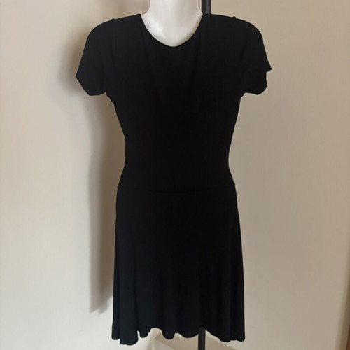Asos airy dress S like new, black, cut-out detail