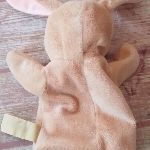 Plush puppet glove rabbit Jade like new